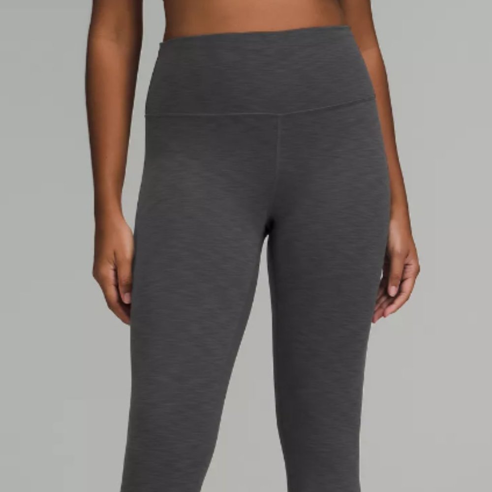 Lululemon Wunder Train High-Rise Tight 25" Sz 2 Graphite Grey